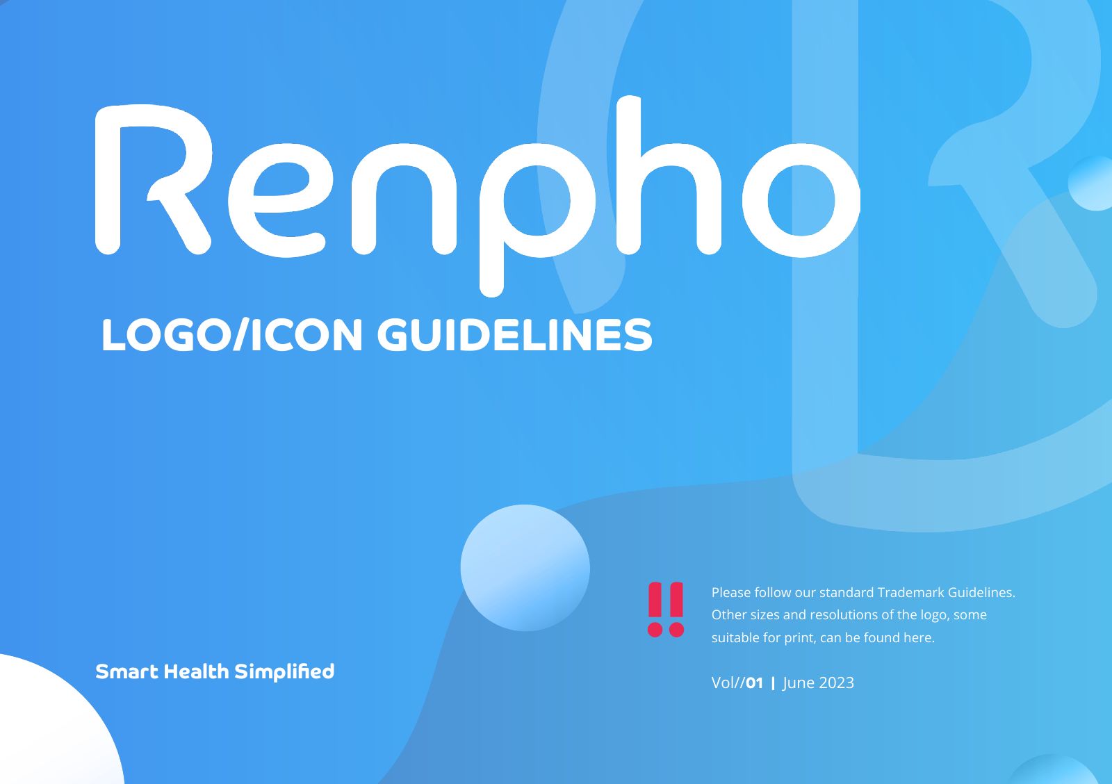 Renpho brand book cover