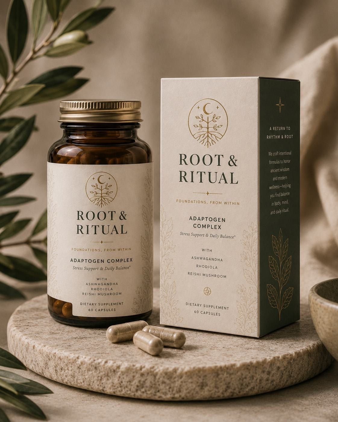 Root and Ritual adaptogen complex